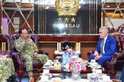 Perkuat Sinergi dengan Industri Pertahanan Global, Wakasau Terima Audiensi Delegasi Leonardo S.p.A Italia