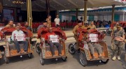 Presiden Prabowo Sumbang Becak Listrik Buat Angkutan Peserta Muktamar NU, Bikin Suasana Makin Meriah