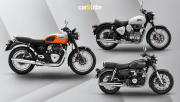 Perbandingan Triumph Bonneville T40 vs Royal Enfield Classic 350 vs Honda CB350C