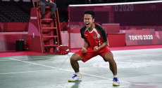 Olimpiade Tokyo: Singkirkan Wakil Denmark,  Anthony Ginting Melaju ke Semifinal