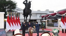 Presiden Jokowi Resmikan Tugu Api Semangat Indonesia Merdeka Tidak Pernah Padam