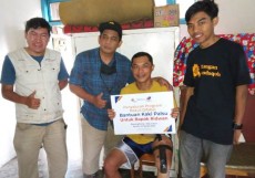 Penyandang Disabilitas di Garut Bersyukur Dapat Kaki Palsu