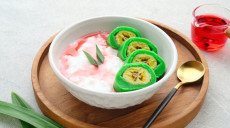 Menu Buka Puasa Spesial, Resep Es Pisang Ijo Khas Makassar