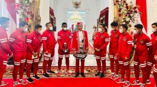 Terima Kehadiran Timnas U-16 di Istana Merdeka, Jokowi Janjikan Hal Ini