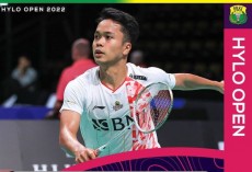 Main Agresif, Anthony Ginting Bungkam Eks Juara Dunia di Hylo Open 2022