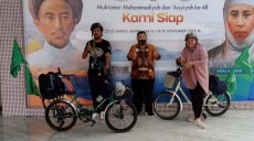 Suami-Istri Bersepeda 300 Kilometer Demi Muktamar Muhammadiyah