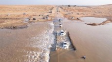 Arab Saudi Diguyur Hujan Lebat, Tanah Gersang Mendadak jadi Danau