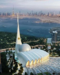 Masjid Unik di Dubai, Terinspirasi dari Mutiara dan Kerang