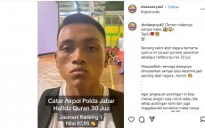 Masya Allah! Calon Taruna Akpol Jabar Hafiz Quran 30 Juz