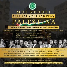 Setelah Aksi Bela Palestina, MUI Gelar Malam Solidaritas Penggalangan Dana