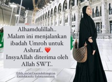 BCL Badal Umrah untuk Mendiang Ashraf Sinclair, Begini Niat dan Syaratnya