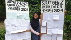 Santri Pejuang Lingkungan Surati 3 Capres, Aeshnina: Kita Butuh Presiden Seperti Aquaman!