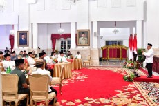 Kebersamaan Jokowi dan Kabinet Indonesia Maju Saat Buka Puasa Bersama