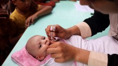 Orang Tua Gaza Tak Gentar Vaksinasi Polio Anak di Tengah Perang