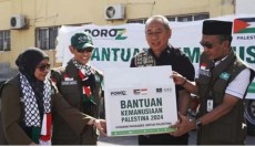 Lazisnu dan Poroz Kirim Bantuan 12 Kontainer Bahan Pokok untuk Palestina