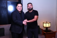 Erick Thohir dan Putra Mahkota Johor Sepakat Kembangkan Sepakbola ASEAN ke Level Dunia