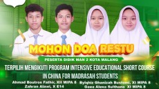 Empat Siswa MAN 2 Kota Malang Ikut Intensive Educational Short Course in China