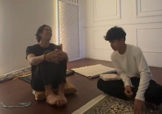 Momen Abidzar Al Ghifari Ngaji Bareng Sang Adik, Netizen: Copy Paste Almarhum Uje