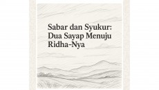 Sabar dan Syukur: Dua Sayap Menuju Ridha-Nya