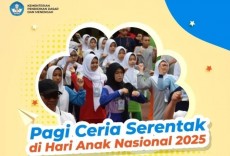 Kemendikdasmen Ajak Semua Sekolah Rayakan Pagi Ceria Serentak di Hari Anak Nasional