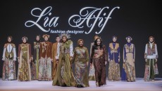 Lia Afif Hadirkan Koleksi Mewah dari Batik Tanahan, Spesial untuk Hari Raya