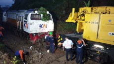 Perjalanan Kereta Api di Lintas MaswatiSasaksaat Kembali Normal