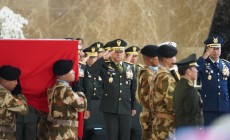 Kasad Pimpin Pelepasan Tiga Jenazah Prajurit TNI Satgas UNIFIL