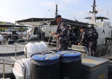 TNI AL Gagalkan Penyelundupan Ratusan Ballpress Ilegal di Perairan Sumatera Utara