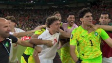 Yassine Bounou Jadi Tembok Maroko, Penyelamatan Penalti Summerville Antar Atlas Lions ke Babak 16 Besar
