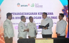 ANTAM dan Bank Muamalat Perkuat Ekosistem Emas Nasional Lewat Kerja Sama Strategis