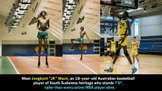 Jongkuch JK Mach, Pemain Basket 18 Tahun, Tinggi 229 cm, Melebihi Semua Pemain NBA Aktif Termasuk Victor Wembanyama