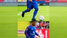 Amad Diallo Kenakan Jersey Tandang Manchester United 26-27 yang Sangat Longgar