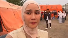 Jadi Relawan Karhutla, Zaskia Adya Mecca Tak Berhenti Menangis