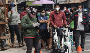 Bantu Pasien Covid-19, AQL Peduli Bagi-Bagi Oksigen Gratis