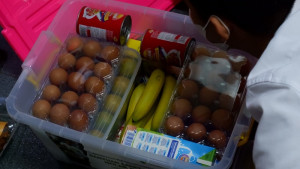 Paket Makanan Bergizi untuk Penyintas Covid-19 Diantar Abang Ojol