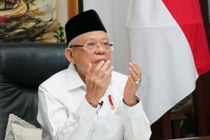 Takbir Virtual, Wapres Minta Rakyat Gotong Royong Hadapi Pandemi