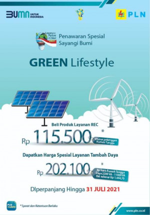 Program Green Lifestyle PLN, Tambah Daya Dapat Harga Spesial
