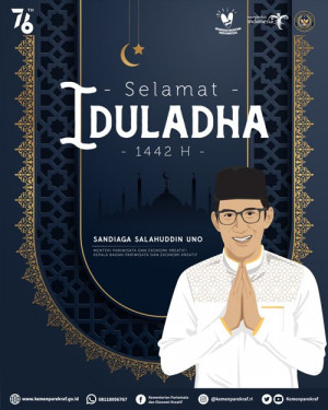 Berbagi 1.000 Qurban, Sandiaga Uno Ajak Anak Muda Terlibat Santripreuneur