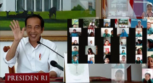 Puncak Hari Anak Nasional, Presiden Jokowi Minta Anak-Anak Tetap Gembira