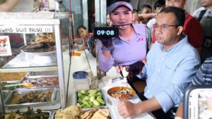 Viral, Candaan Anies Makan di Warteg Sisa Waktu 9 Menit 8 Detik