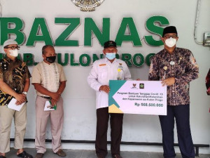 Baznas Kulon Progo Sumbang Rp568,5 Juta untuk Tangani Covid-19