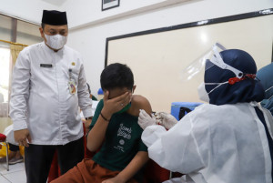 Masjid Ash Shalihin jadi Lokasi Vaksinasi Warga