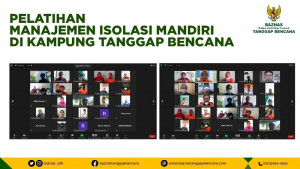 Tangani Covid-19, Baznas Adakan Pelatihan Manajemen Isoman di 19 Titik Kampung Tanggap Bencana