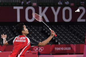 Bulu Tangkis Olimpiade: Dikalahkan Chen Long, Ginting Gagal ke Final