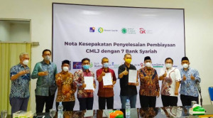 Disaksikan MUI, Bank Sindikasi Tol Soroja & CMLJ Tandatangani Akad Kesepakatan