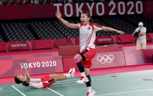 Usai Sabet Medali Emas, Greysia Lempar Pujian untuk Apriyani