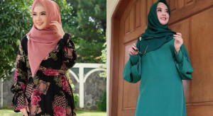 Pesona Anggun Ingrid Kansil dalam Balutan Gamis Modern