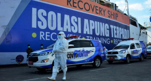 Pasien Isolasi di KM Umsini Makassar Bertambah 82 Orang