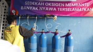 AQL Peduli Resmikan Depot Oksigen Gratis di Tebet Jakarta