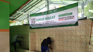Tim Global Wakaf Bangun Sumur untuk Warga Kampung Cihuni Sukabumi